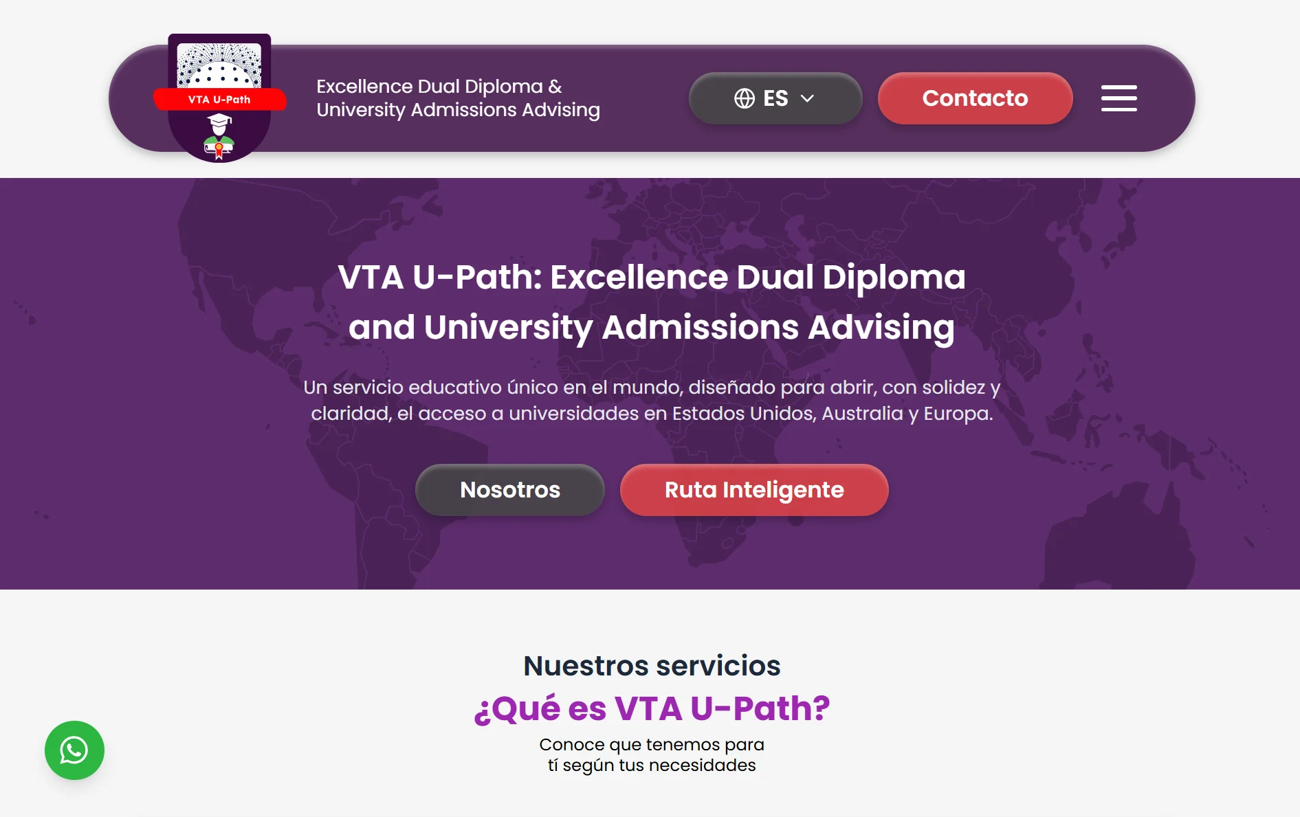 VTA U-Path — Plataforma de Orientación y Vocación